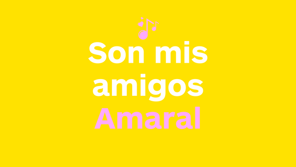 Son mis amigos - španělská písnička